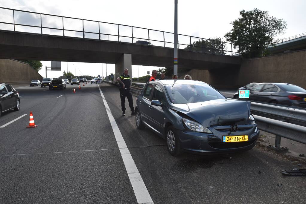 Kop-staartaanrijding bij wisselen van rijstrook