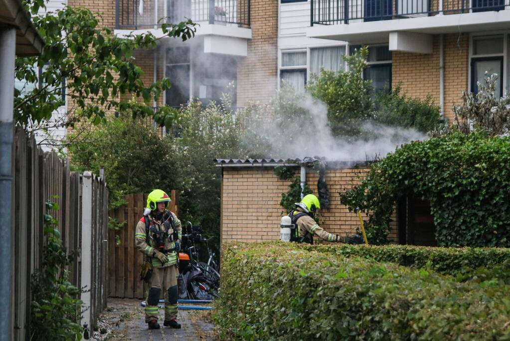Grote schade bij brand in schuur