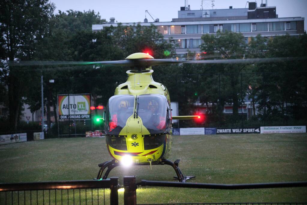 Traumahelikopter opgeroepen voor medische noodsituatie