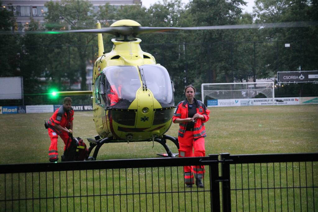 Traumahelikopter opgeroepen voor medische noodsituatie