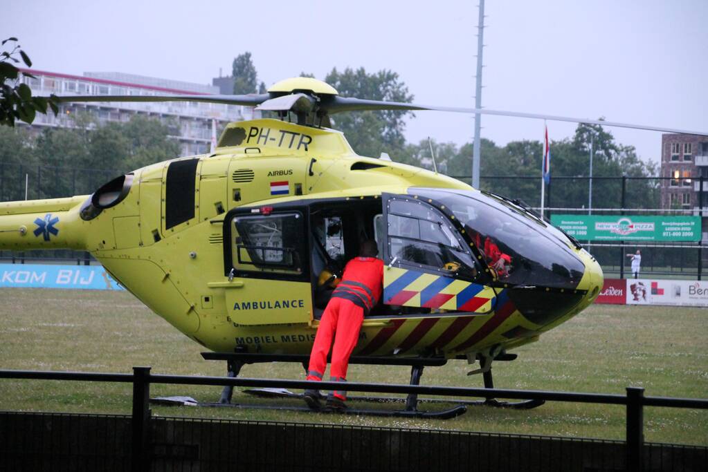 Traumahelikopter opgeroepen voor medische noodsituatie