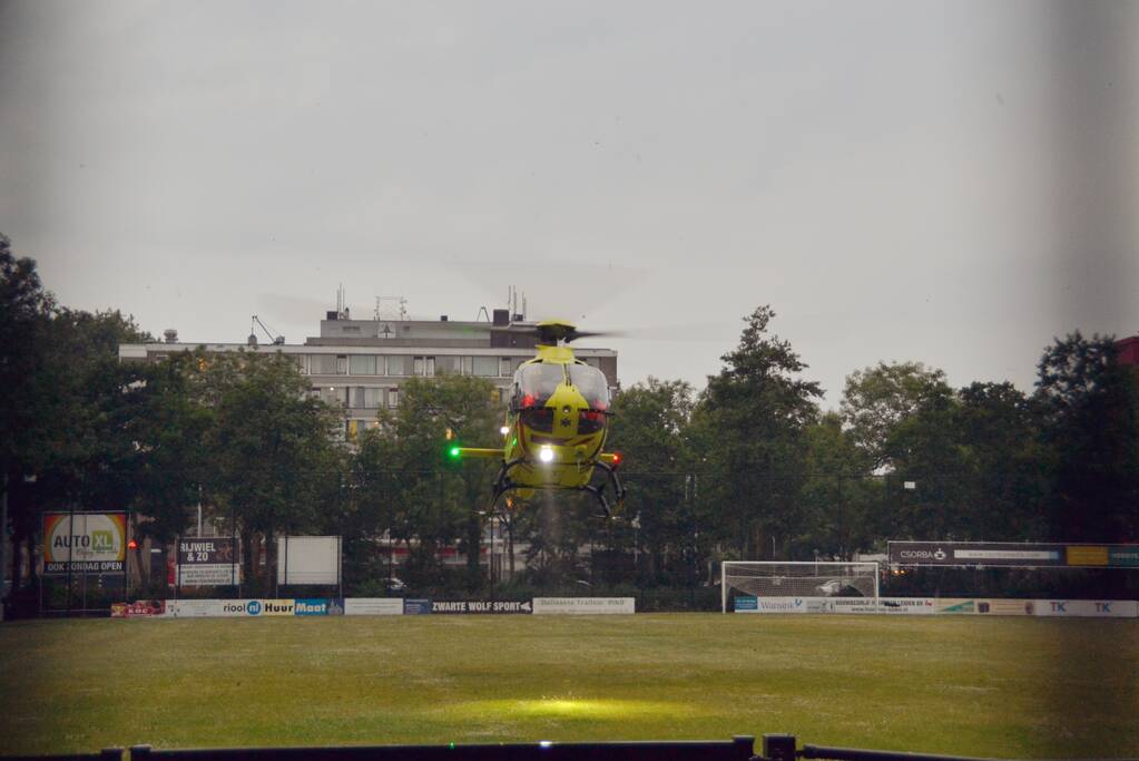 Traumahelikopter opgeroepen voor medische noodsituatie