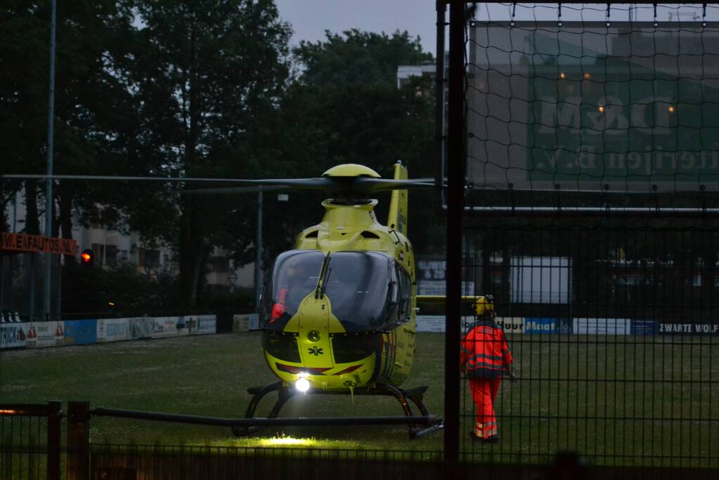Traumahelikopter opgeroepen voor medische noodsituatie