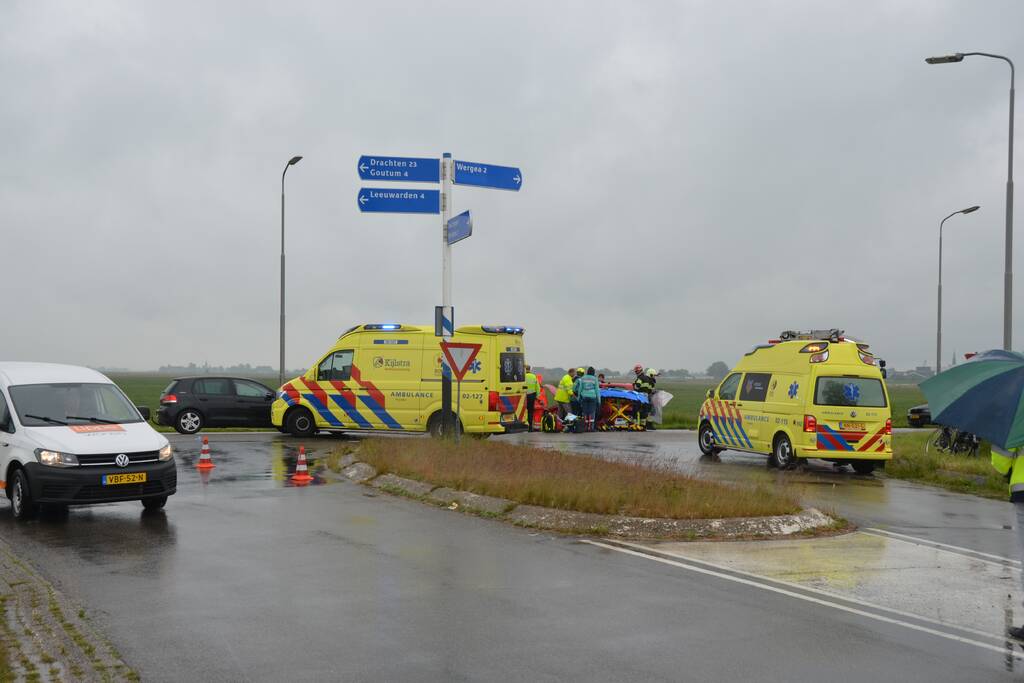 Persoon ernstig gewond bij verkeersongeval