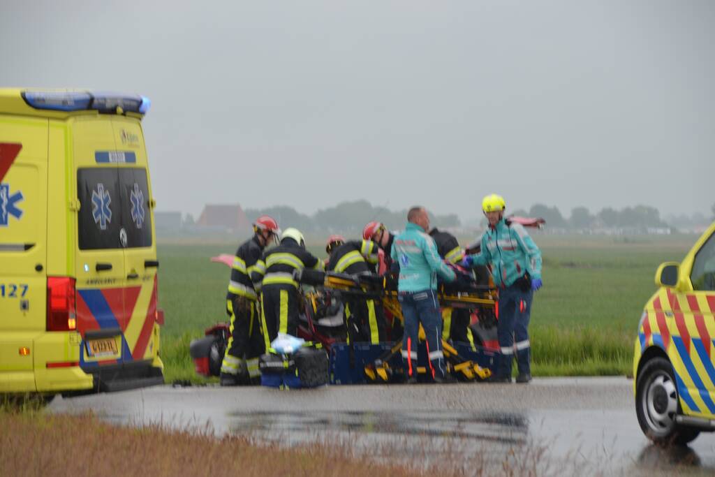 Persoon ernstig gewond bij verkeersongeval