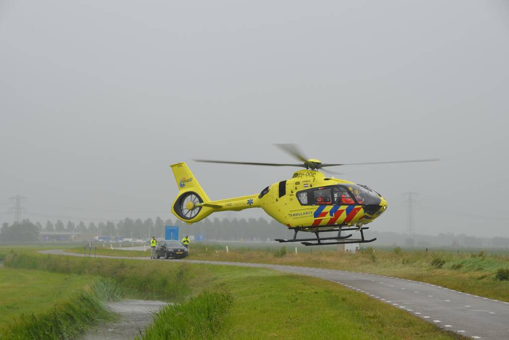 Persoon ernstig gewond bij verkeersongeval