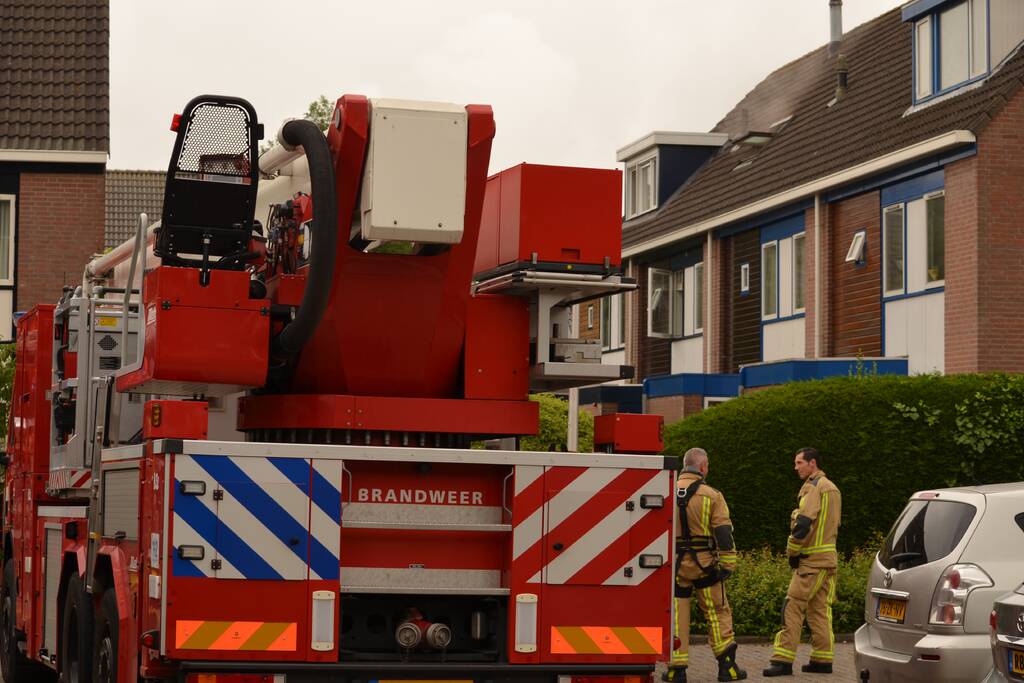 Brand in meterkast zet woning vol rook