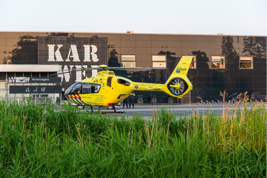 Traumahelikopter opgeroepen voor medische noodsituatie
