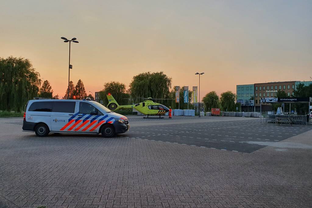 Traumahelikopter opgeroepen voor medische noodsituatie