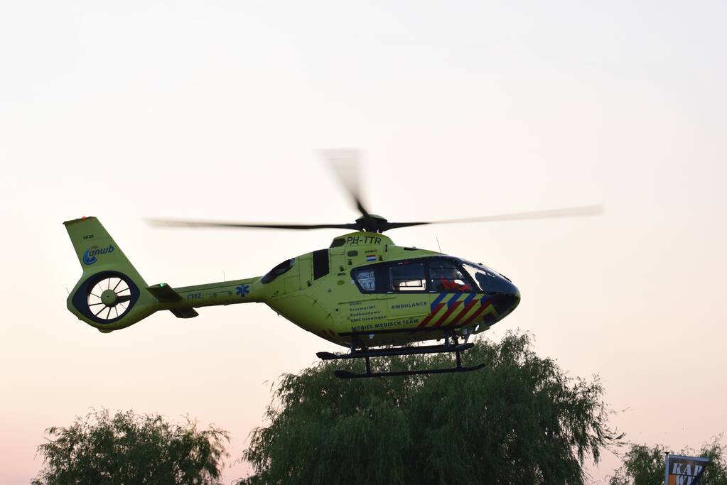 Traumahelikopter opgeroepen voor medische noodsituatie