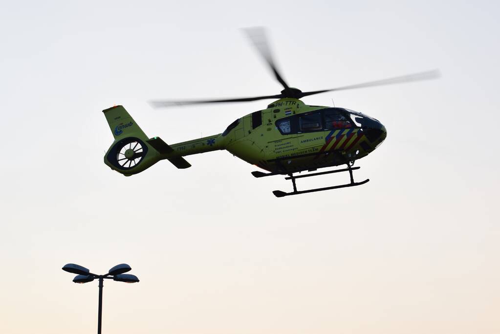 Traumahelikopter opgeroepen voor medische noodsituatie