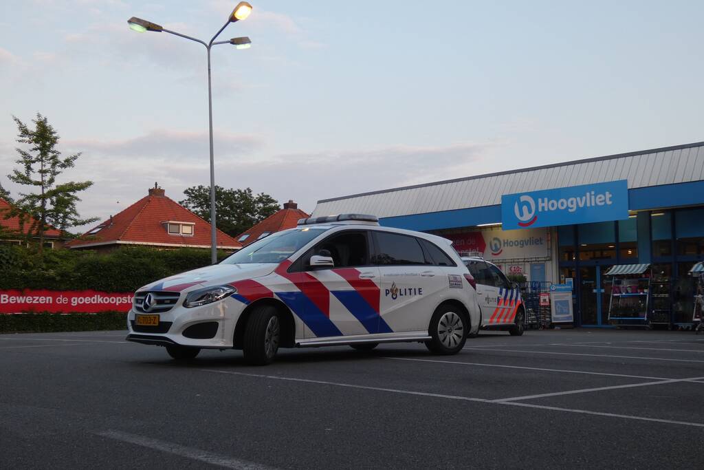 Overval op Hoogvliet supermarkt