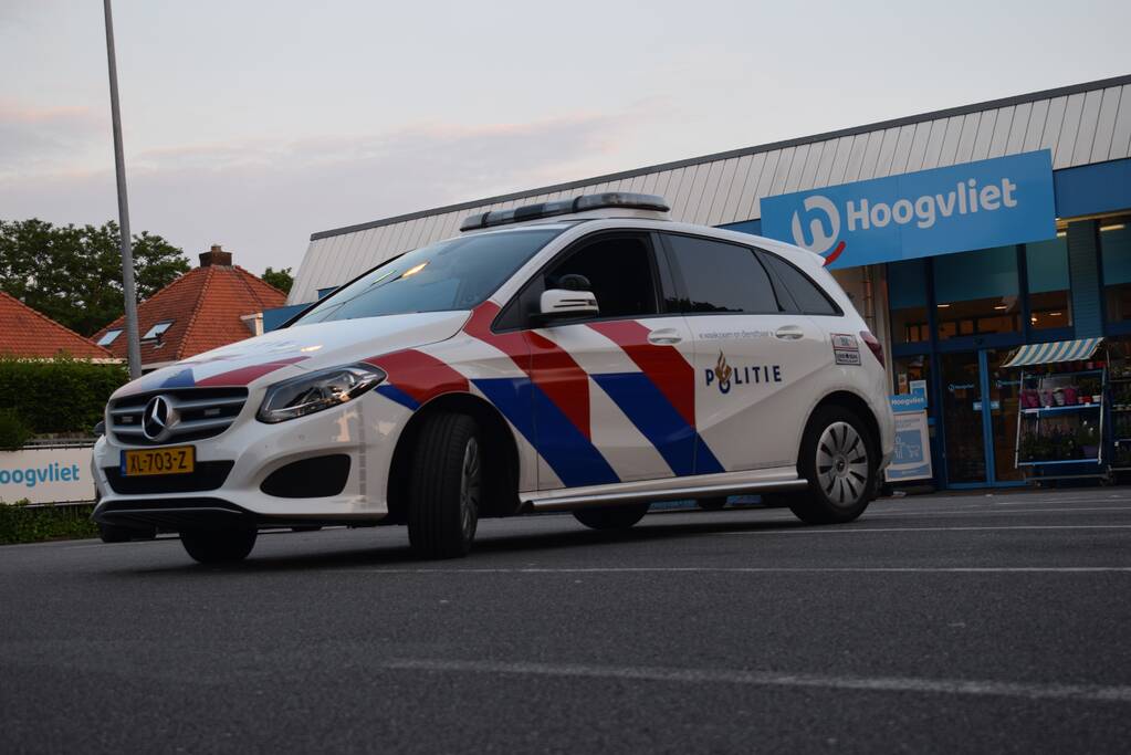 Overval op Hoogvliet supermarkt