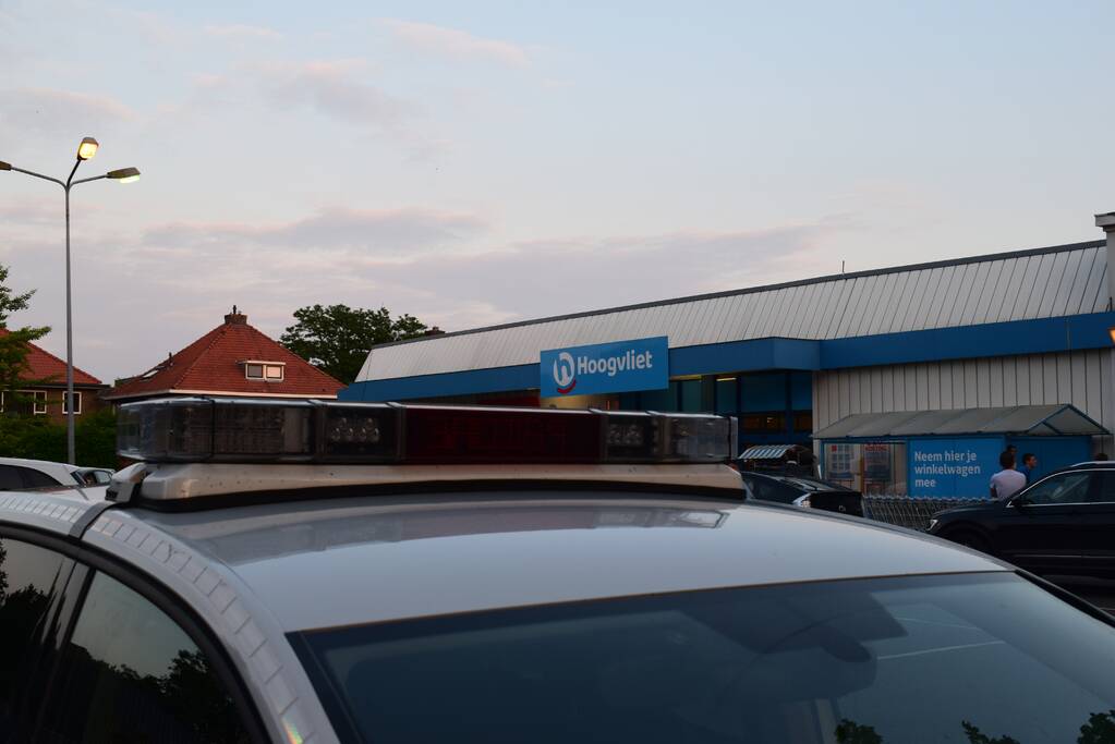 Overval op Hoogvliet supermarkt