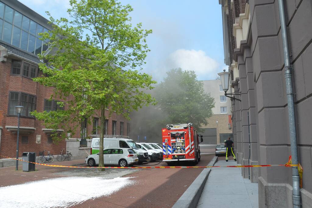 Winkels zonder stroom door brand in transformatorhuis