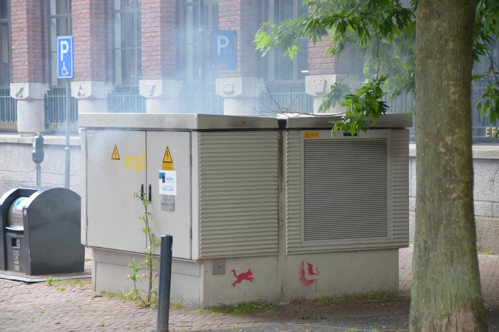Winkels zonder stroom door brand in transformatorhuis