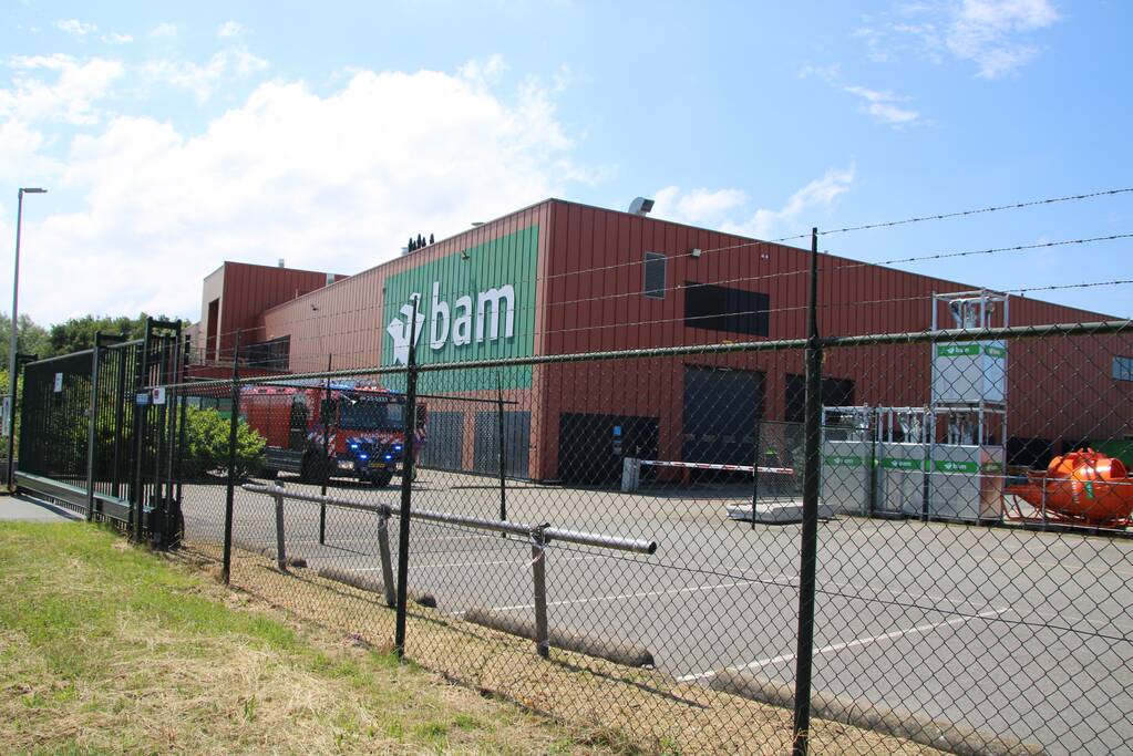 Brand bij BAM Materieel