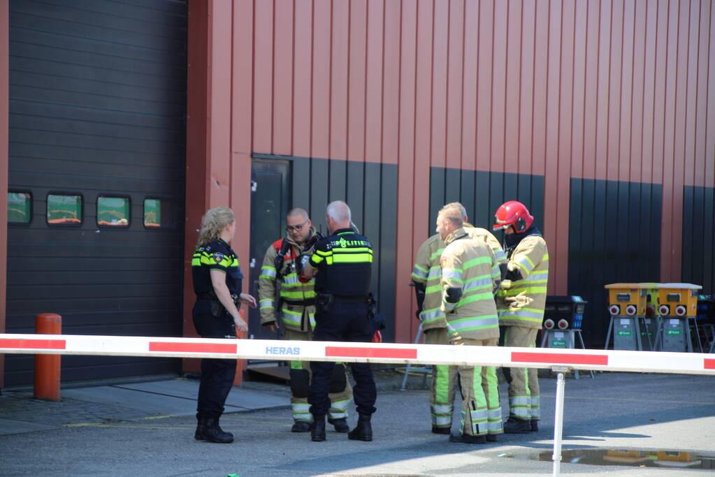 Brand bij BAM Materieel