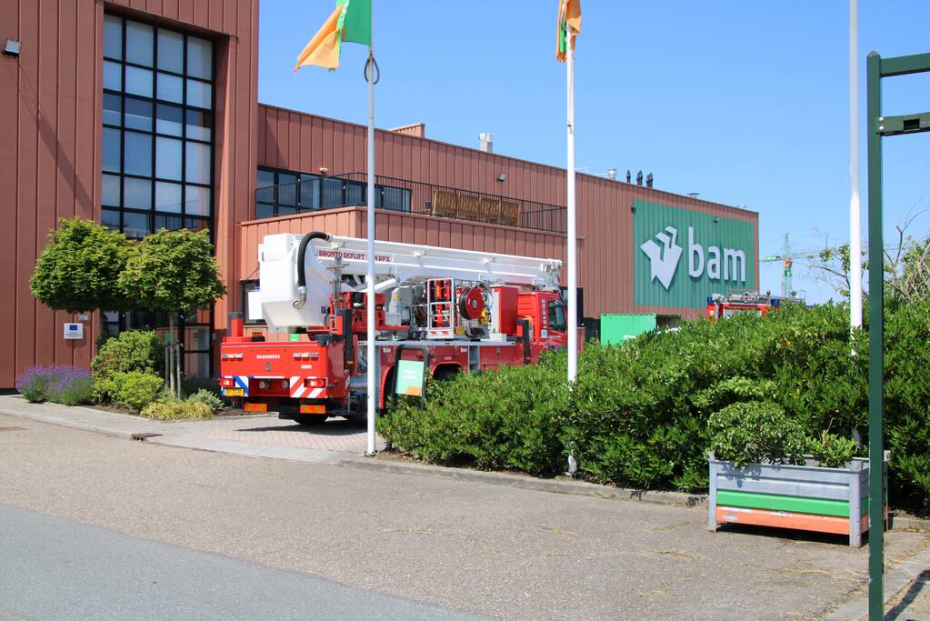 Brand bij BAM Materieel