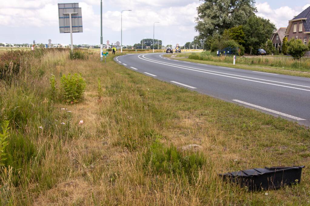 Persoon zwaargewond bij ongeval met motor