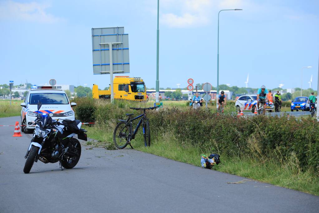 Persoon zwaargewond bij ongeval met motor