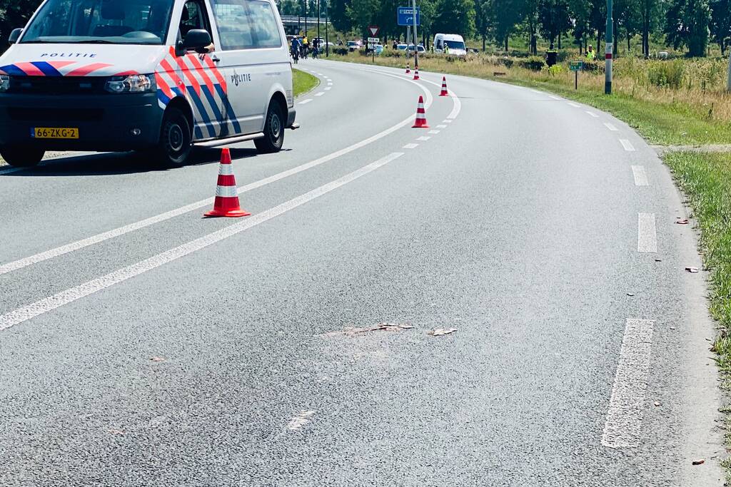 Persoon zwaargewond bij ongeval met motor