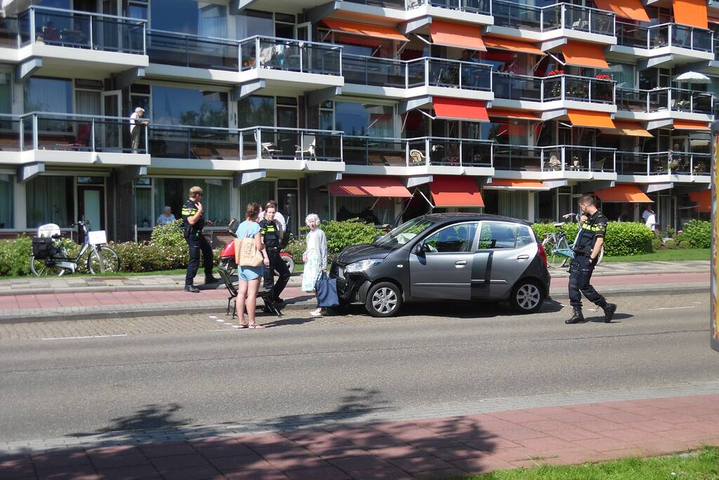 Veel schade na aanrijding