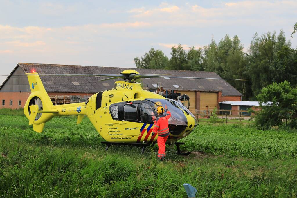 Traumahelikopter ingezet voor zeer heftig incident