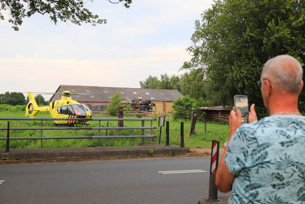 Traumahelikopter ingezet voor zeer heftig incident