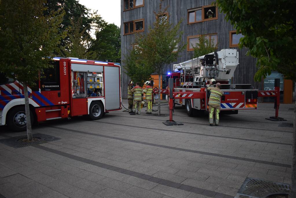 Pand ontruimd wegens brand