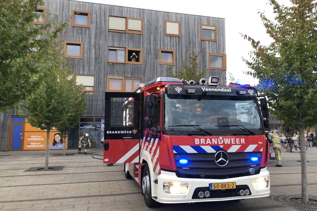 Pand ontruimd wegens brand