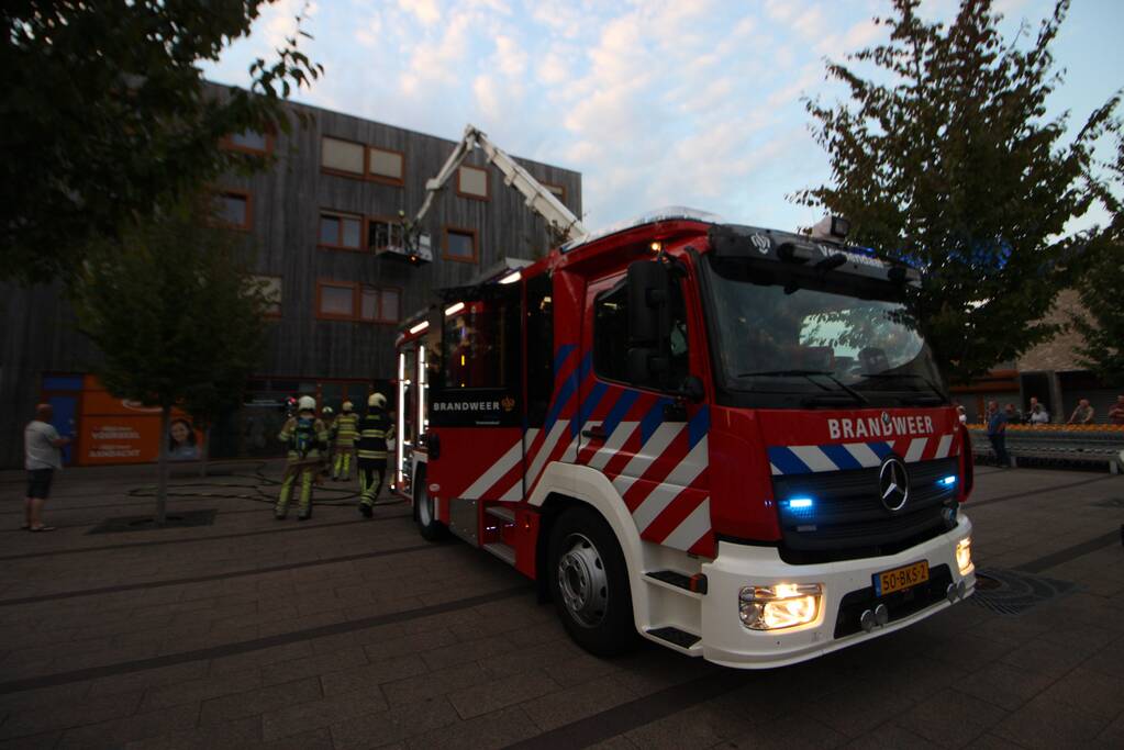 Pand ontruimd wegens brand
