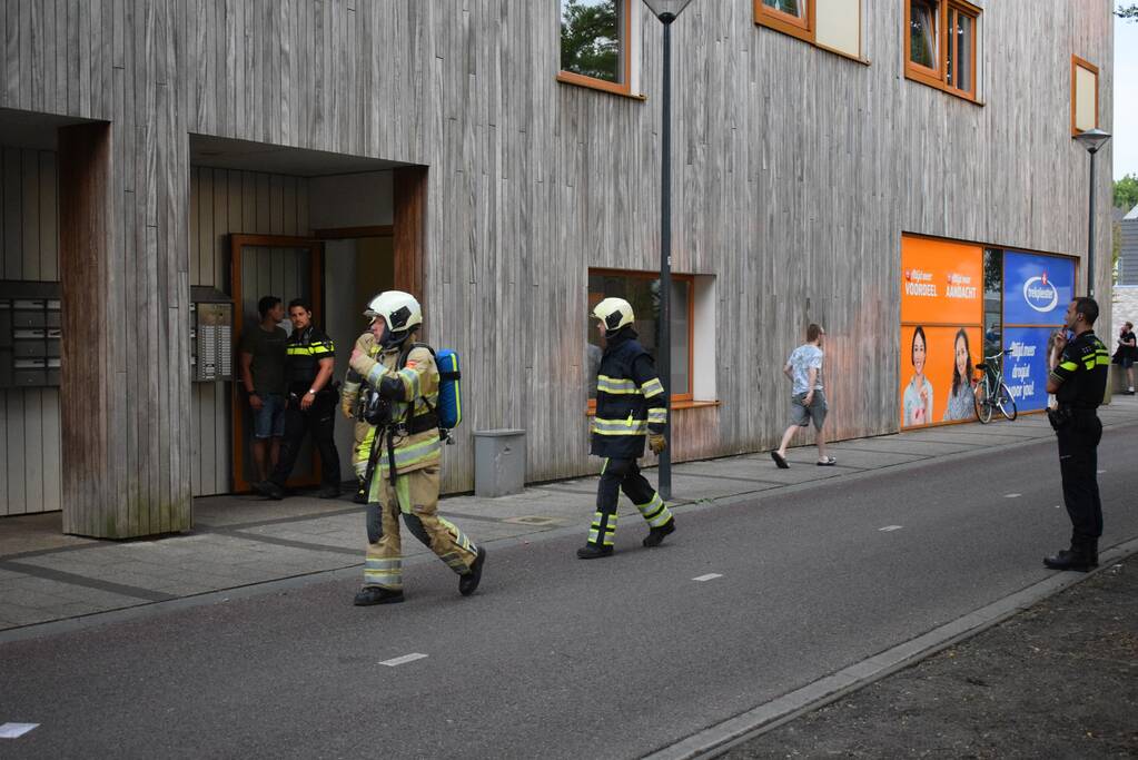 Pand ontruimd wegens brand