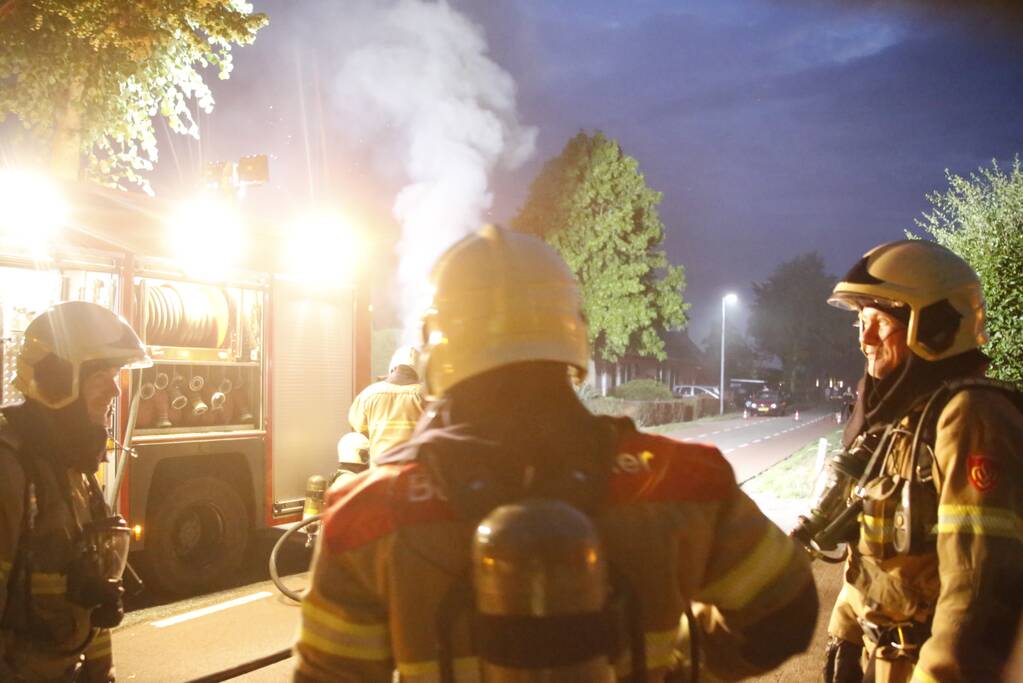 Veel rook bij brand in transformatorhuis