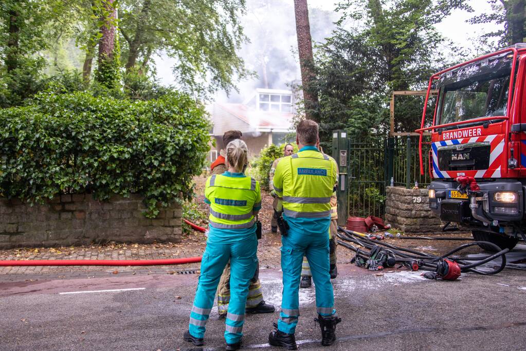 Grote brand in leegstaande villa