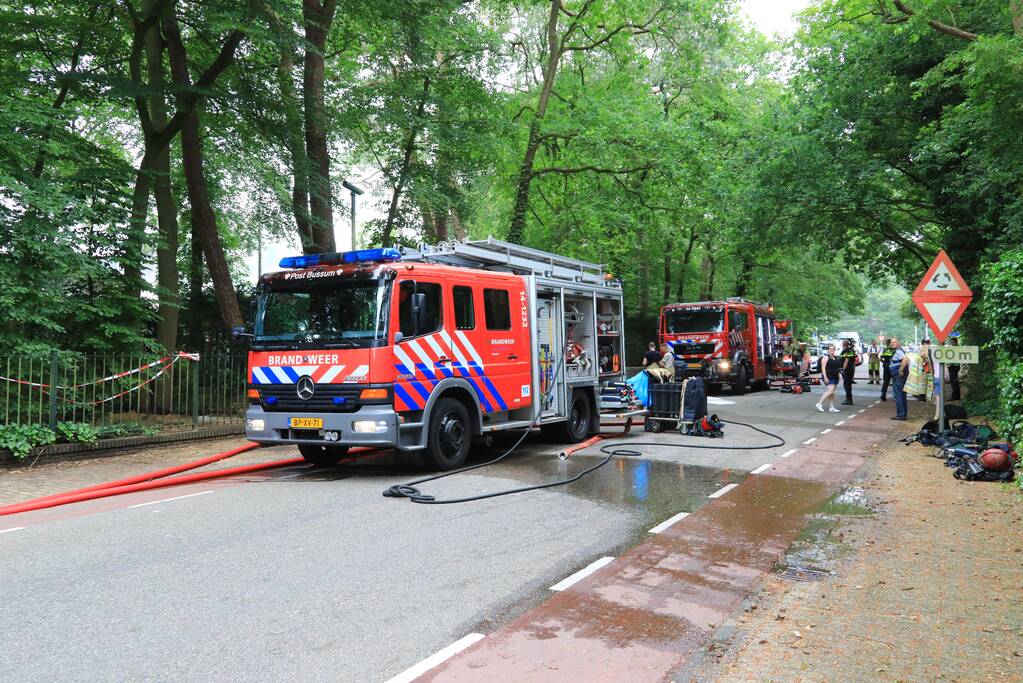 Grote brand in leegstaande villa