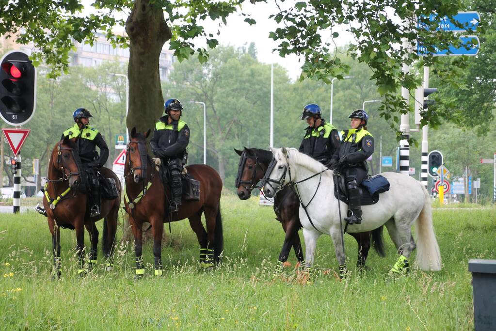 Veel politie voor demonstratie Black Lives Matters