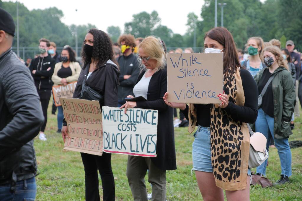 Veel politie voor demonstratie Black Lives Matters