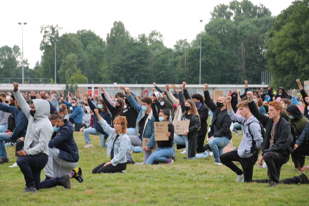Veel politie voor demonstratie Black Lives Matters