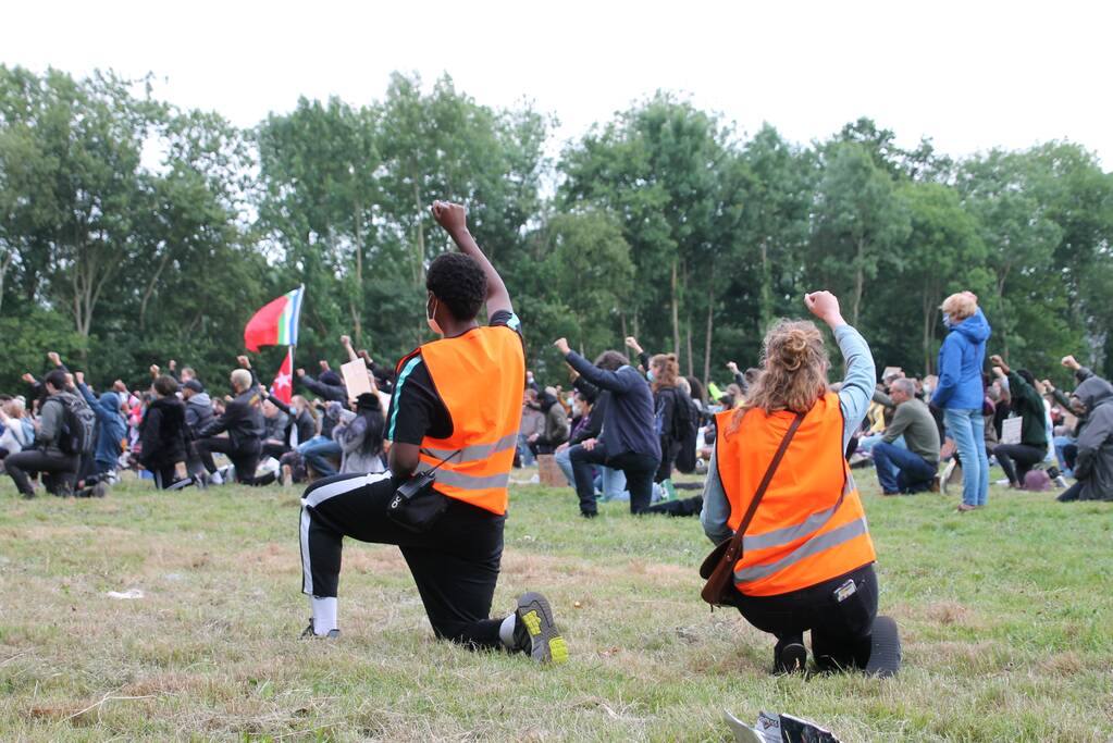 Veel politie voor demonstratie Black Lives Matters