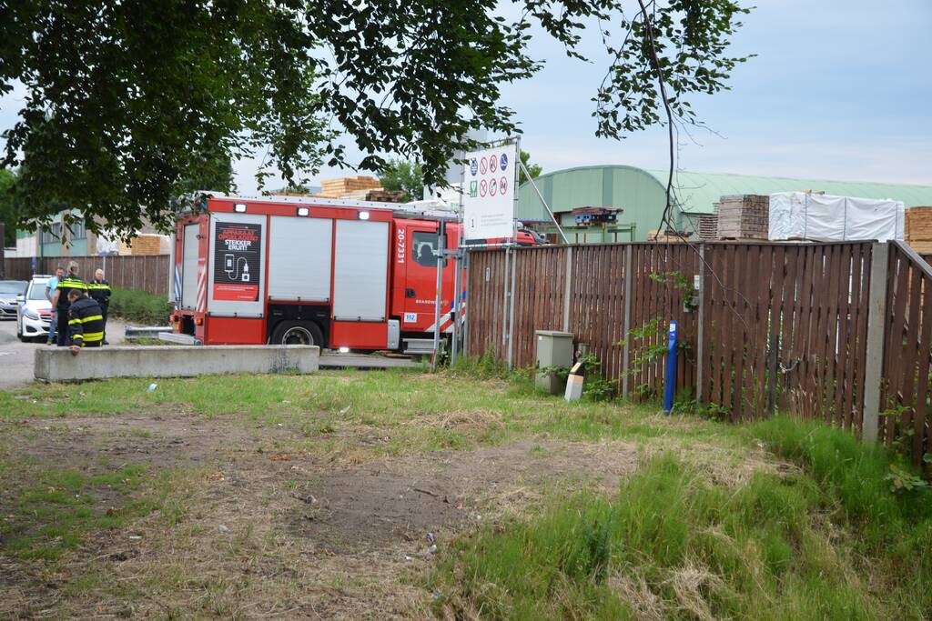 Brand op industrieterrein