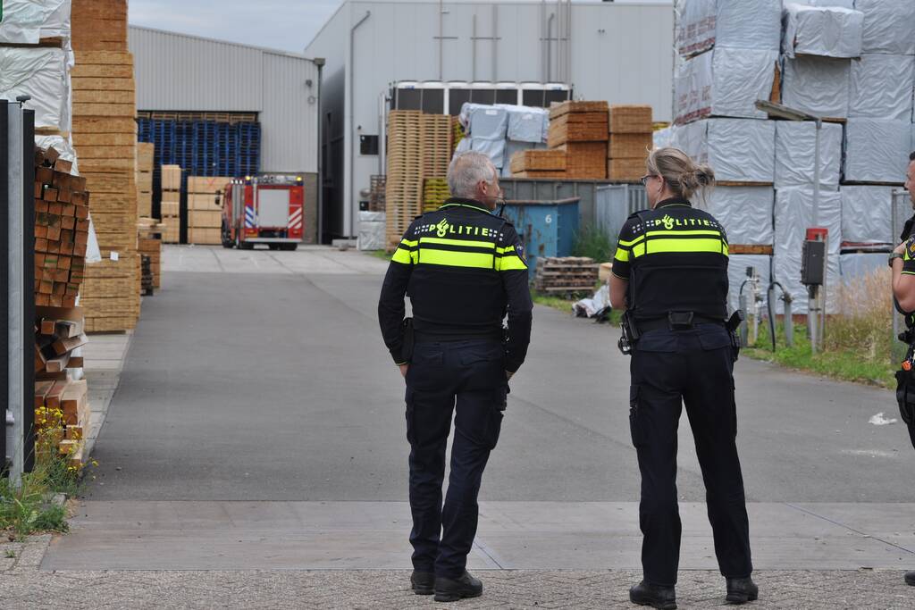 Brand op industrieterrein