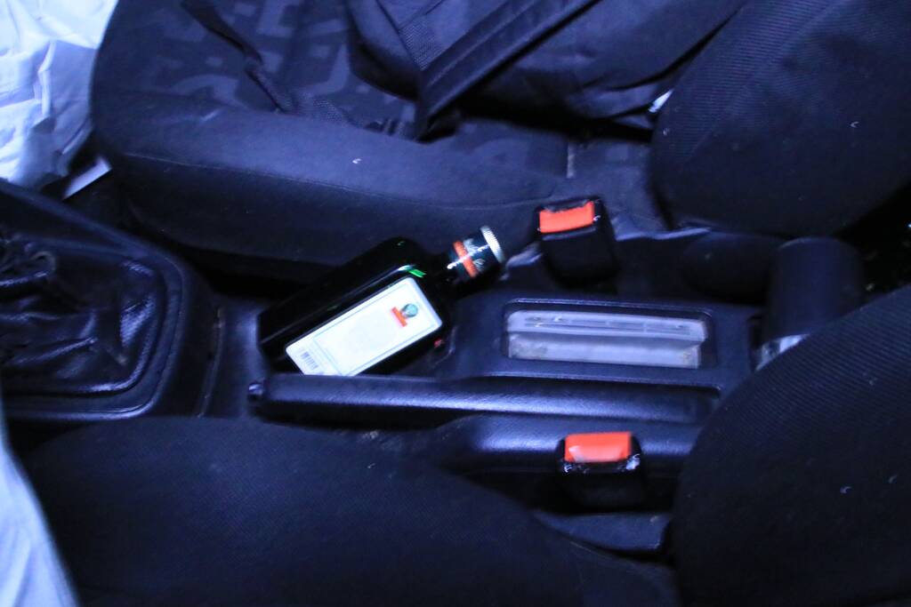 Personenauto total loss na eenzijdige botsing