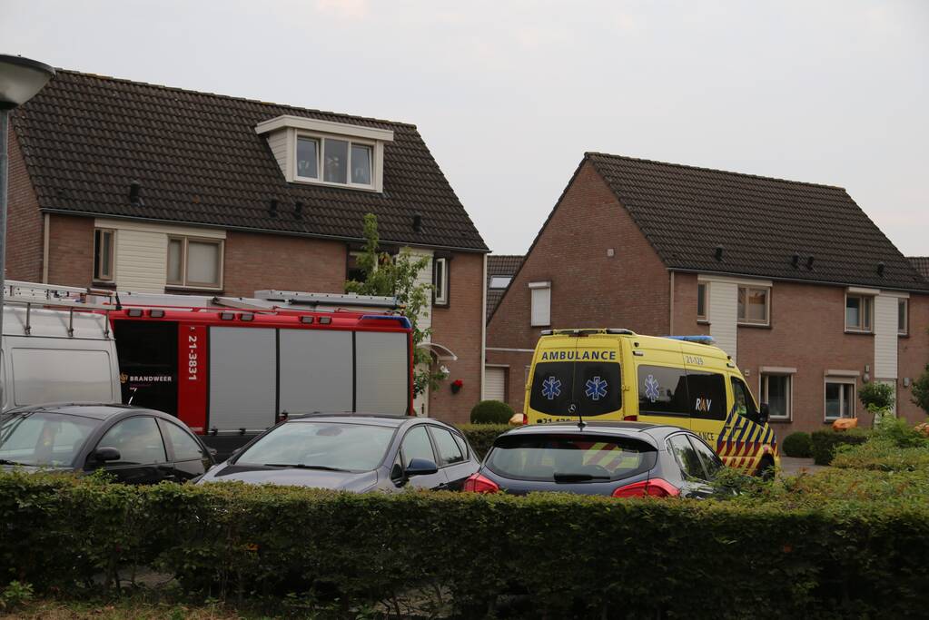 Man gewond door brandende vloeistof