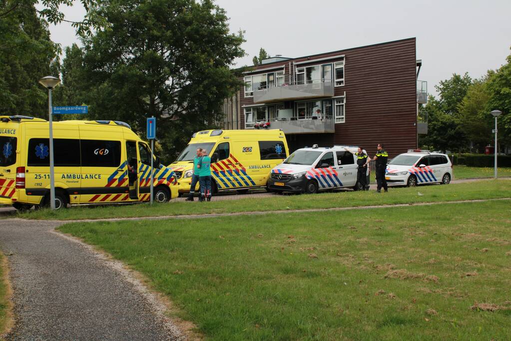 Grote inzet bij incident flatwoning