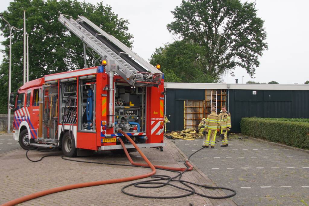 Voetbalvereniging getroffen door brand