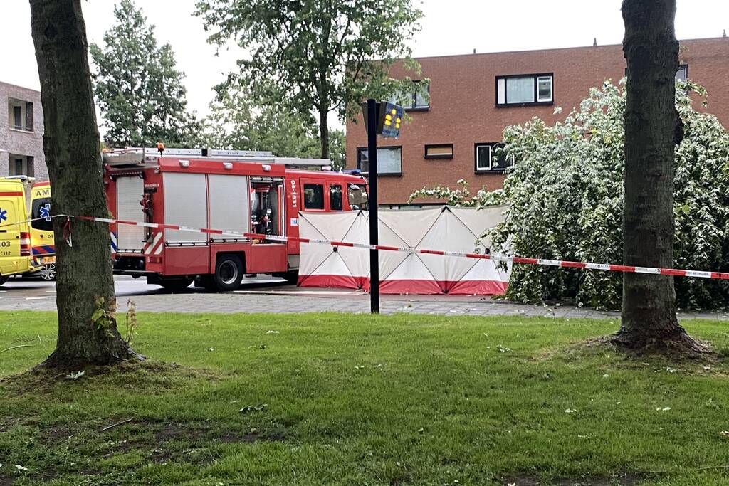 Vrouw overleden door omgevallen boom