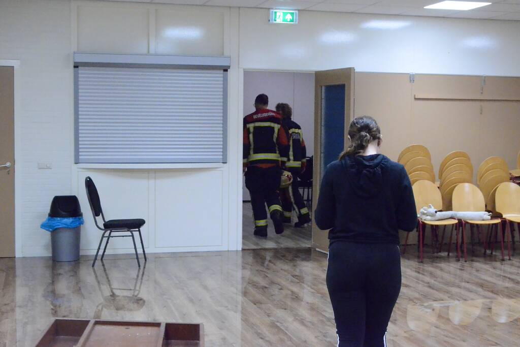 Wateroverlast in buurtcentrum