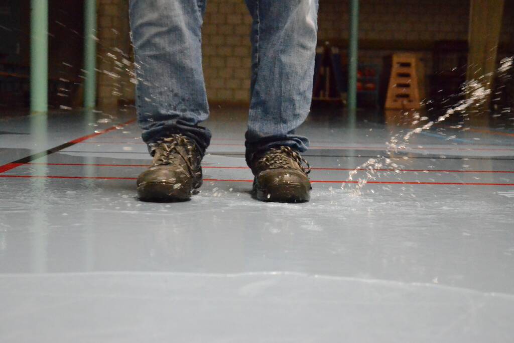Wateroverlast in buurtcentrum
