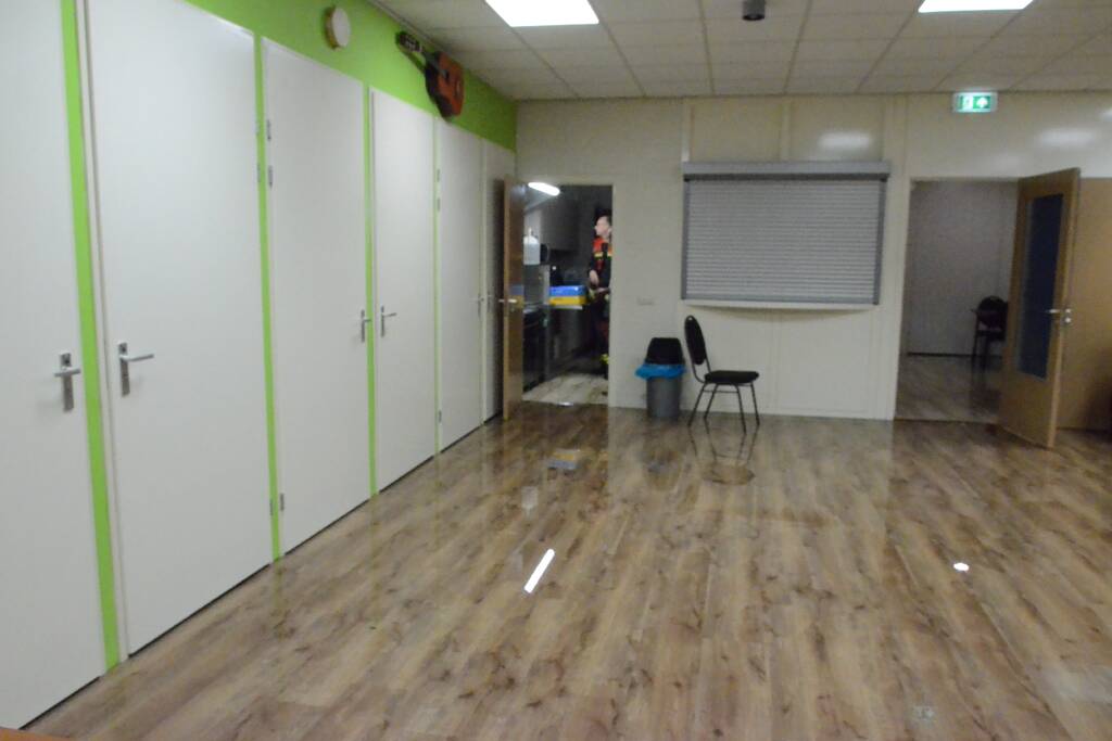 Wateroverlast in buurtcentrum